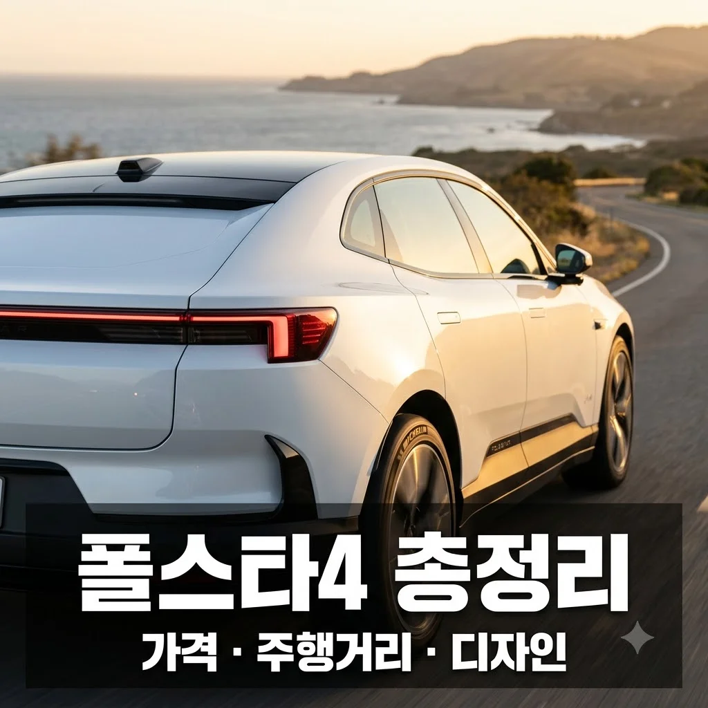 폴스타4 가격 주행거리 완벽 가이드 | 뒷유리 없는 전기차의 혁신