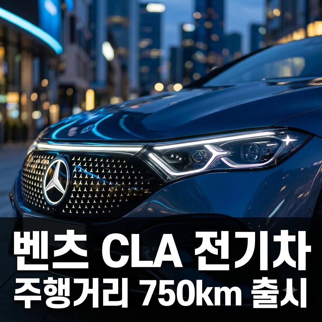 벤츠 CLA 전기차 출시일 가격 주행거리 총정리: 750km의 혁신