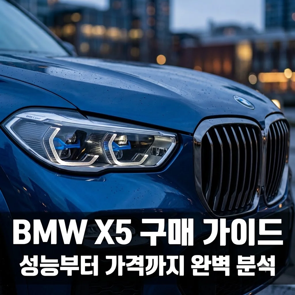 BMW X5 2026 가격 성능 제원 총정리: SUV의 제왕을 선택해야 하는 이유