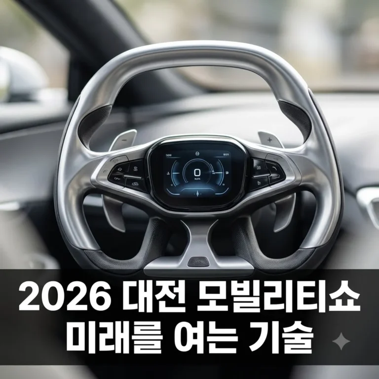 대전 모빌리티쇼 2026 일정 장소 및 예매 방법 완벽 가이드