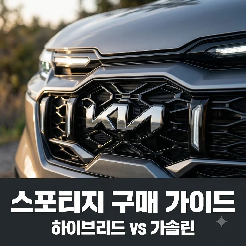 스포티지 2026 하이브리드 가솔린 완벽 비교 | 가격 옵션 출고 기간 총정리