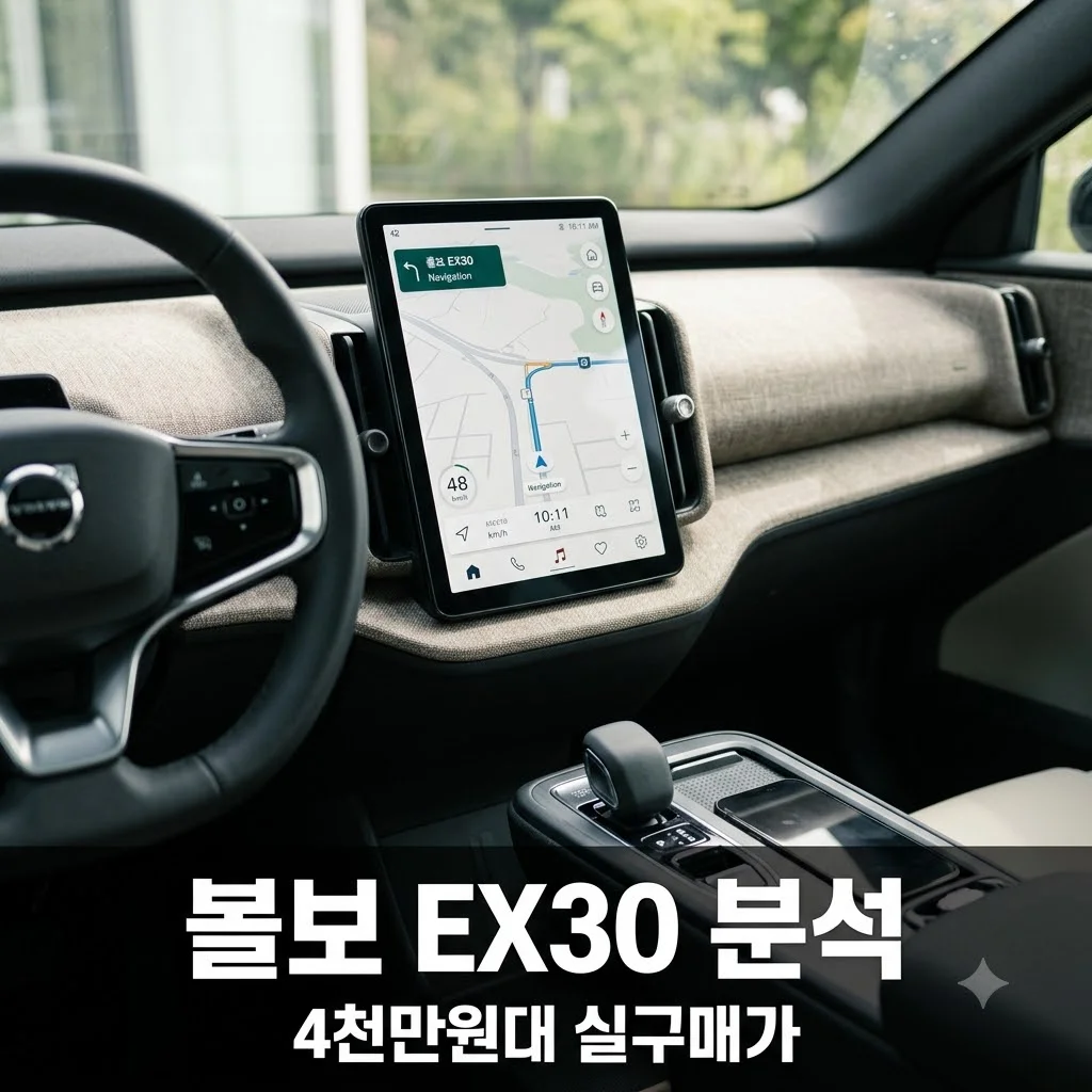 볼보 EX30 가격 제원 보조금 완벽 정리: 4천만원대 프리미엄 전기차의 진실
