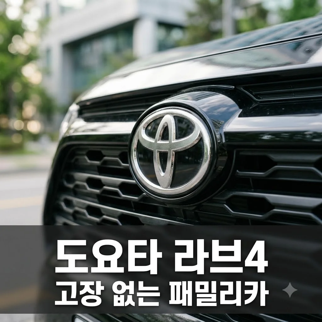 도요타 라브4 6세대 출시! 고장 없는 패밀리카 SUV의 정석 확인
