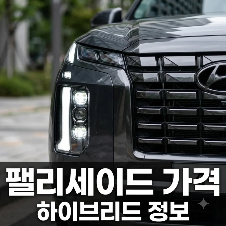 팰리세이드 풀체인지 가격 및 하이브리드 정보 총정리 | 출시 후 최저 실적의 이유
