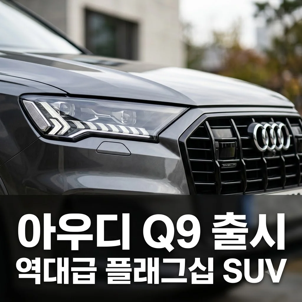 아우디 Q9 출시일 가격 제원 총정리! BMW X7 긴장시키는 압도적 스펙