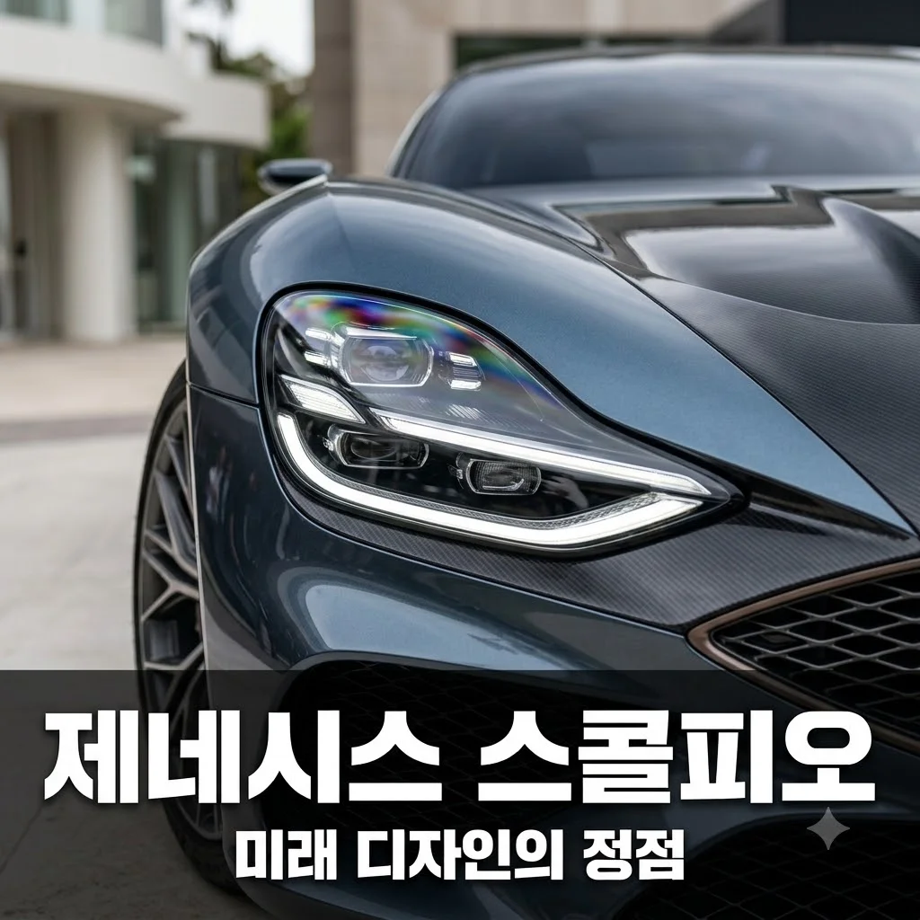 제네시스 X 스콜피오 디자인 분석과 전망: 미래형 하이퍼카의 비전
