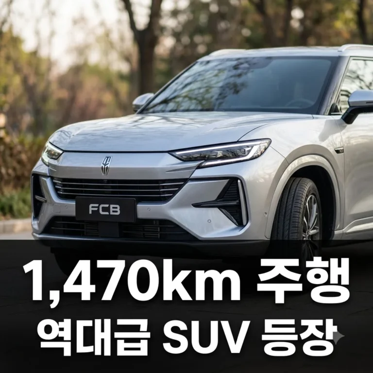 팡청바오 Ti7 DM 롱레인지 출시, 1,470km 주행하는 역대급 대형 SUV