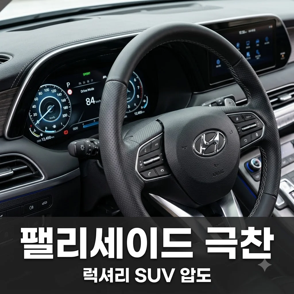 팰리세이드 하이브리드 미 기자 극찬 "1억 럭셔리 SUV와 차이 없다"