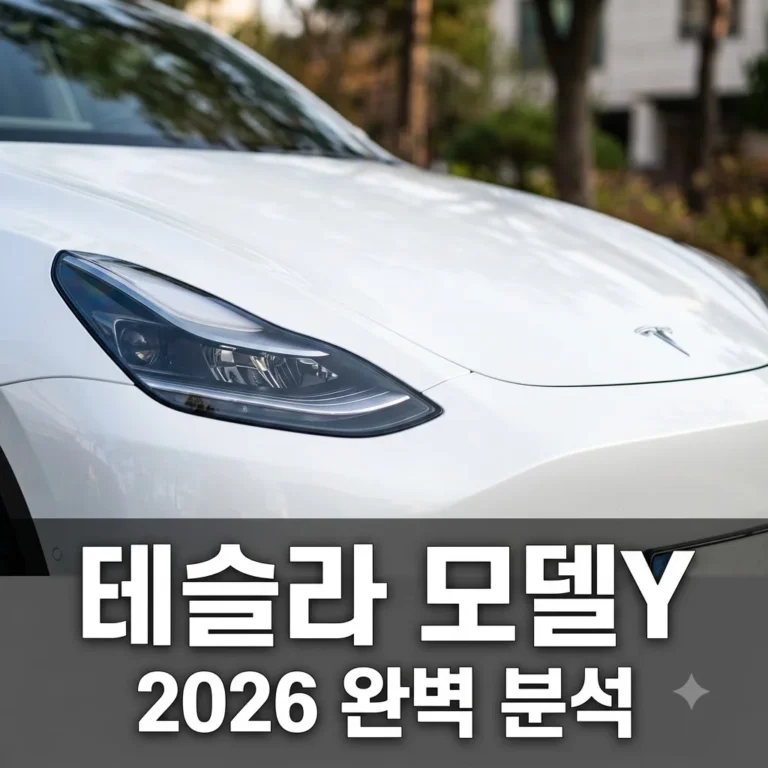 테슬라 모델Y 가격 보조금 총정리 2026년형 실구매가 분석