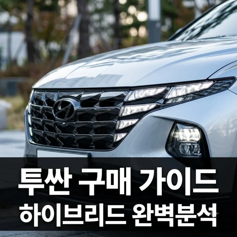 투싼 2026 하이브리드 가격 연비 트림 추천까지 완벽 가이드