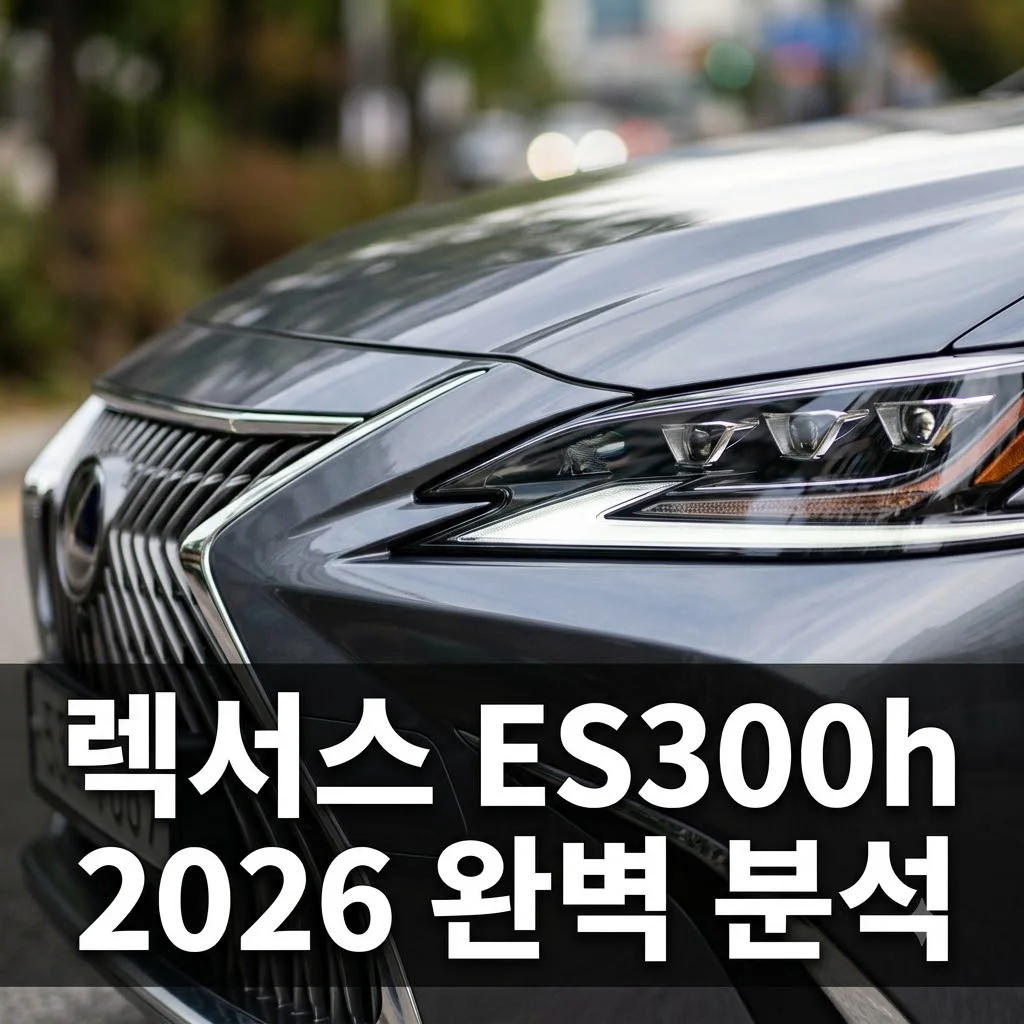 렉서스 es300h 가격 연비 유지비 완벽 정리: 2026 하이브리드 끝판왕