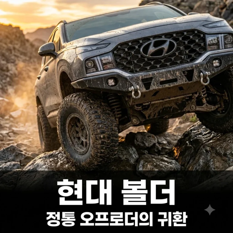 현대 볼더 SUV 특허 공개! 브롱코 잡는 정통 오프로더 양산 임박?