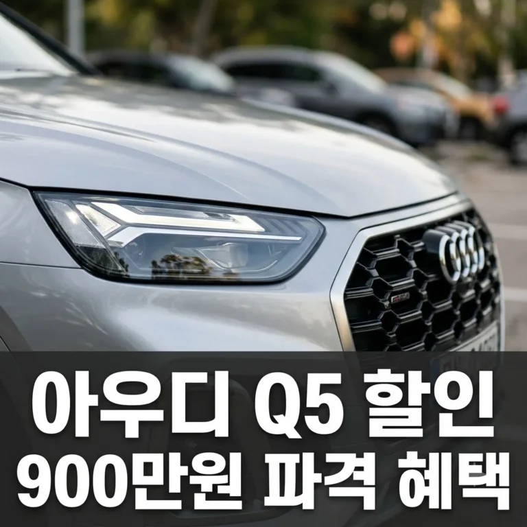 아우디 Q5 신형 가격 900만원 할인 소식에 벤츠 GLC 예비 오너들 고민 깊어진 이유