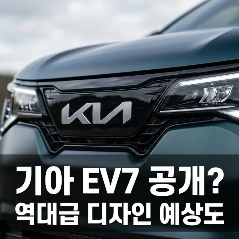 기아 EV7 예상도 공개! 제발 이대로만 나와라 난리 난 디자인 총정리