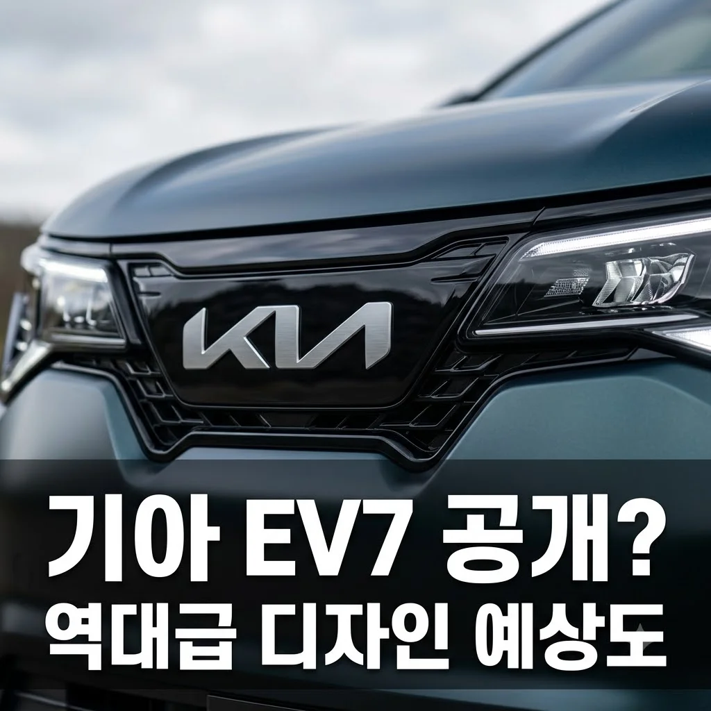 기아 EV7 예상도 공개! 제발 이대로만 나와라 난리 난 디자인 총정리