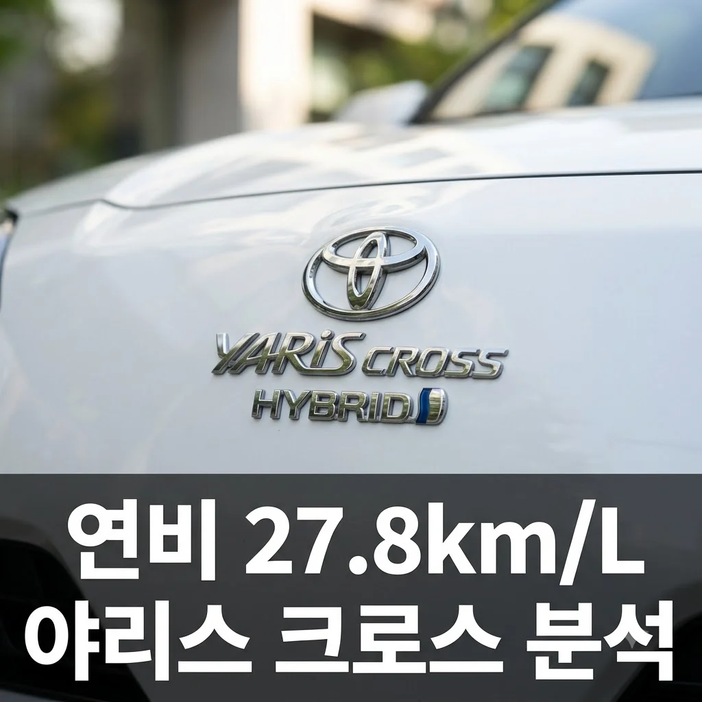 야리스 크로스 하이브리드 연비 27.8km/L 실화? 아반떼보다 좋을까