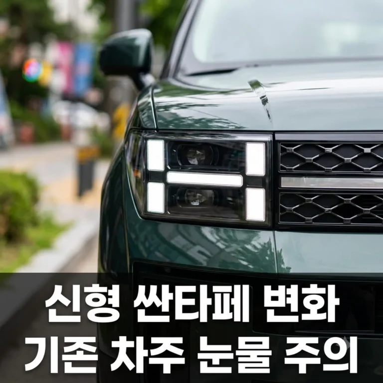 싼타페 페이스리프트 풀체인지급 변화 이유와 가격 변동 총정리
