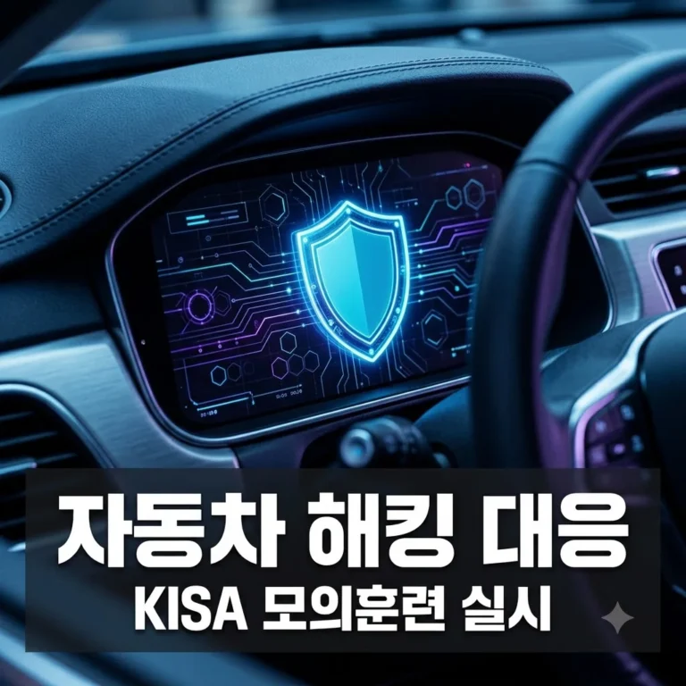 자동차 해킹 우려 현실로? KISA·현대차 사이버 침해 대응 훈련 총정리
