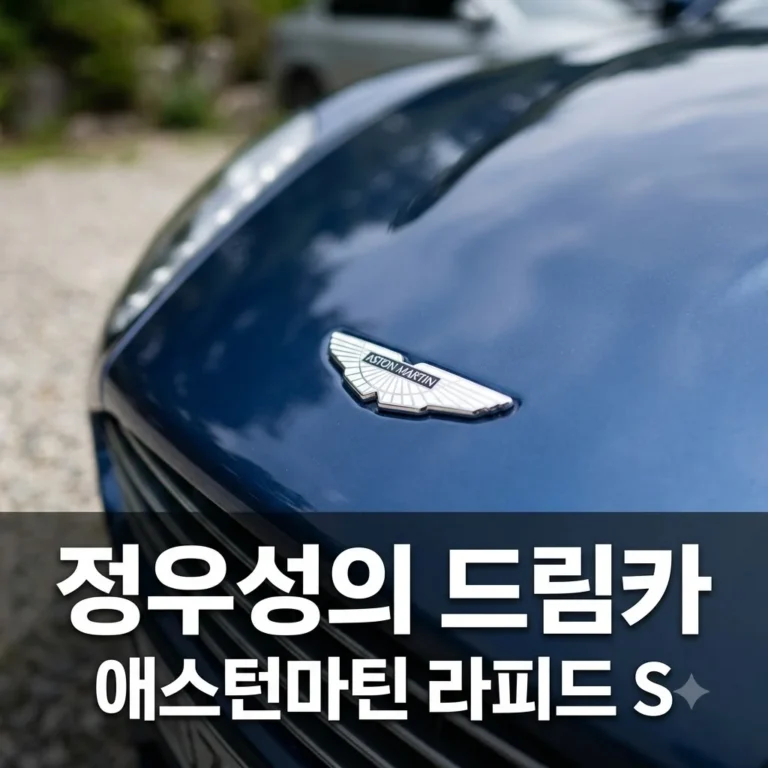 정우성 차 애스턴마틴 라피드 S 가격 제원 2억 넘는 드림카 정체