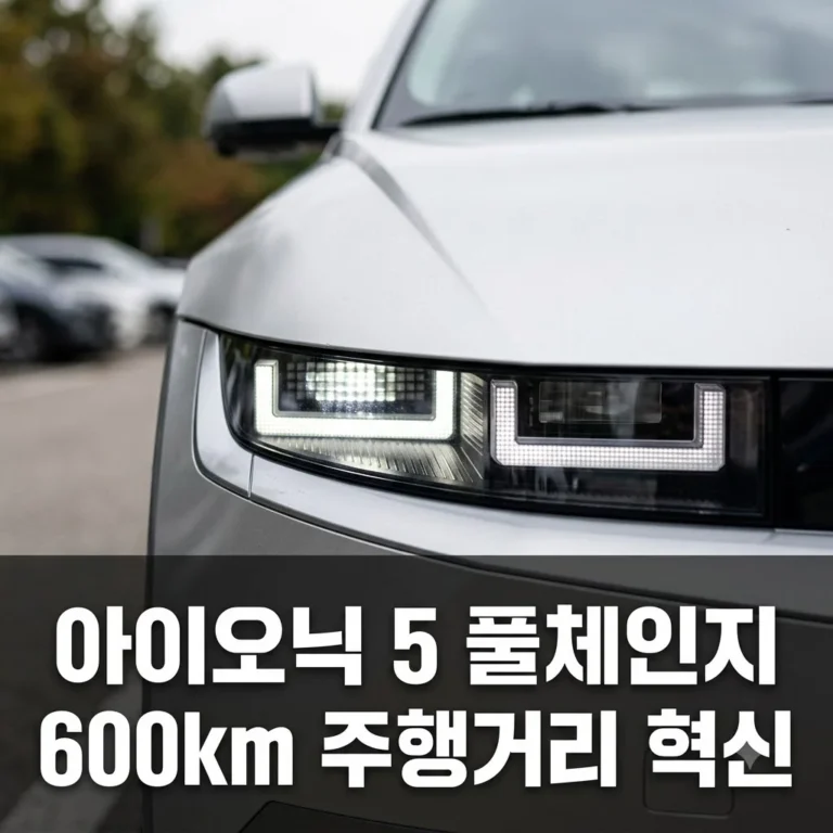 아이오닉 5 풀체인지 출시일 가격 제원 총정리: 600km 주행거리 혁신