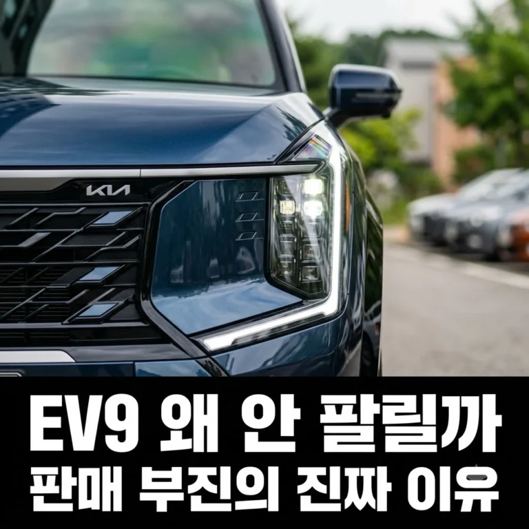 기아 EV9 판매 부진 이유 3가지, 팰리세이드보다 안 팔리는 진짜 원인