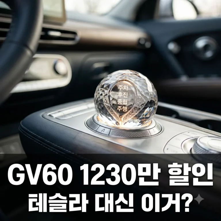 제네시스 GV60 할인 1230만원 확정! 테슬라 대신 4천만원대 구매 찬스