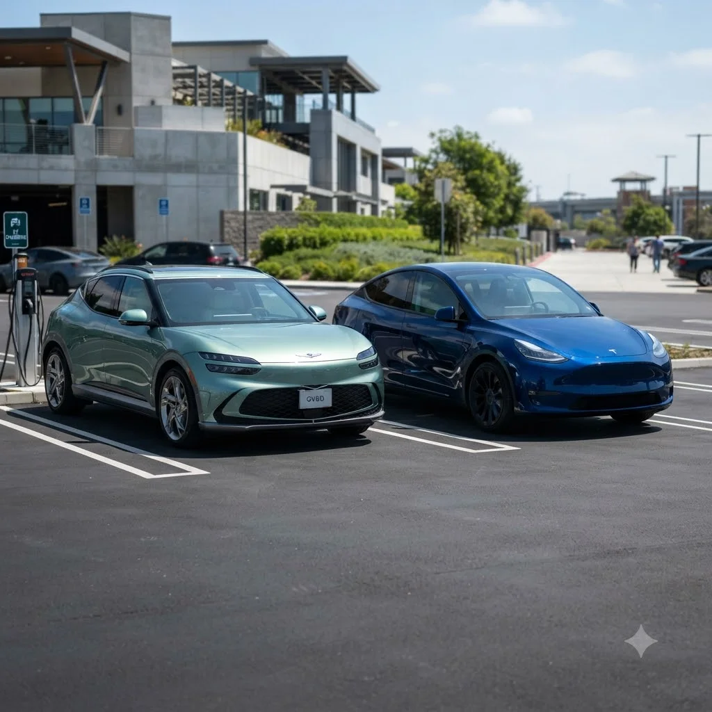 테슬라 모델Y vs 제네시스 GV60, 가격 역전 현상?