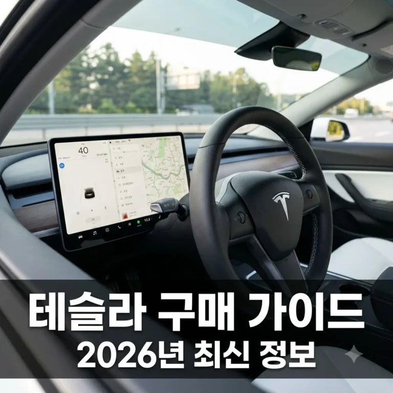 테슬라 2026 구매 가이드: 모델별 가격 혜택 및 FSD 자율주행 분석