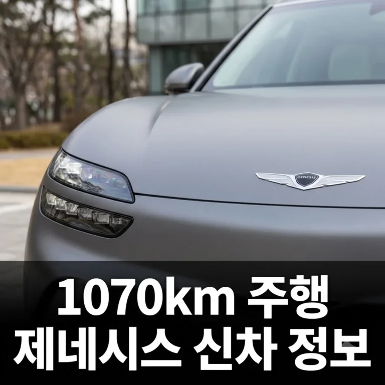 제네시스 전기차 주행거리 1,070km 시대 개막! 출시일과 가격 총정리