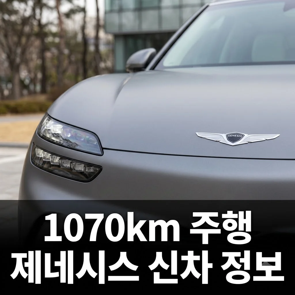 제네시스 전기차 주행거리 1,070km 시대 개막! 출시일과 가격 총정리