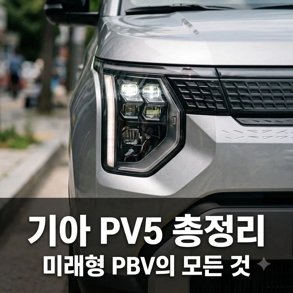 PV5 출시 정보 총정리! 기아의 혁신적인 PBV 가격과 제원 완벽 가이드