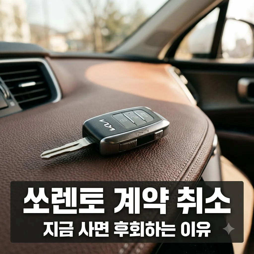 쏘렌토 계약 취소 고민된다면? 지금 당장 고려해야 할 5가지 결정적 이유