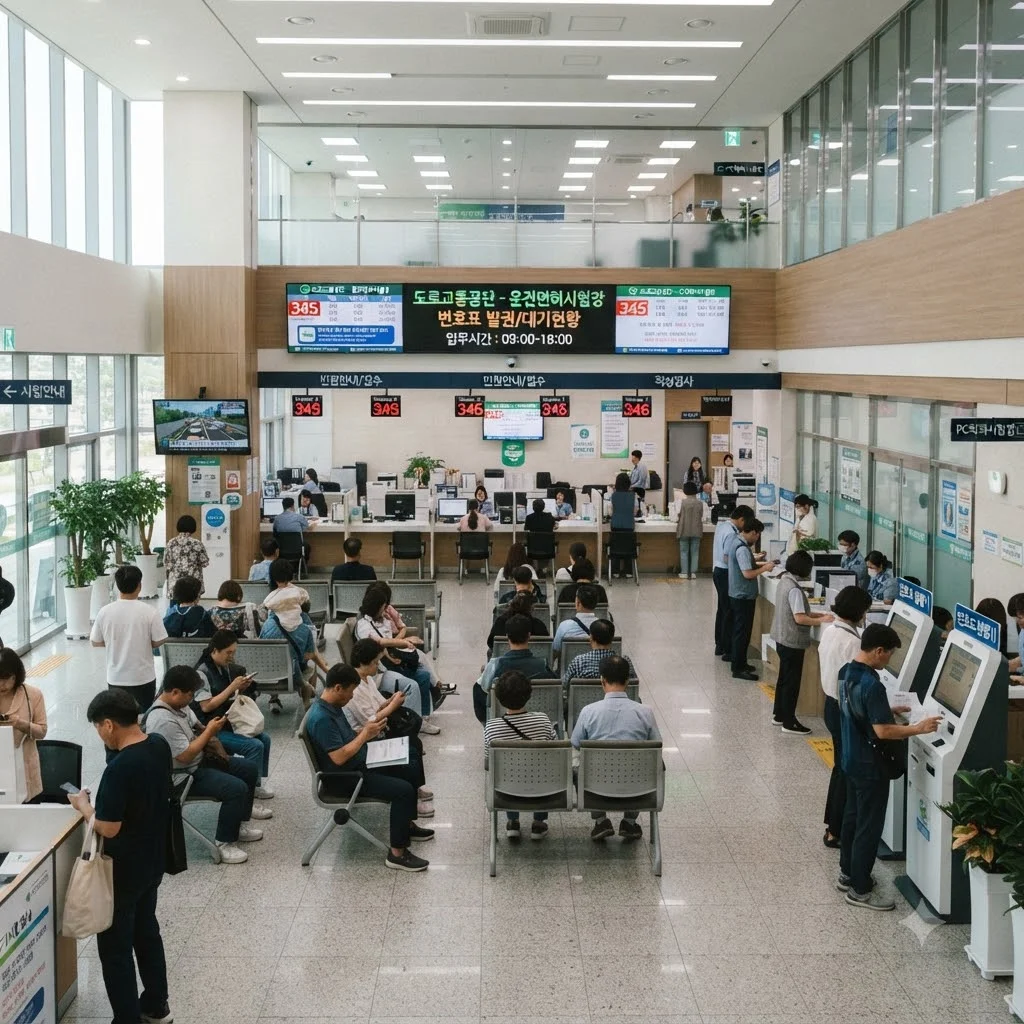 오프라인 방문 신청: 시험장 vs 경찰서 차이점
