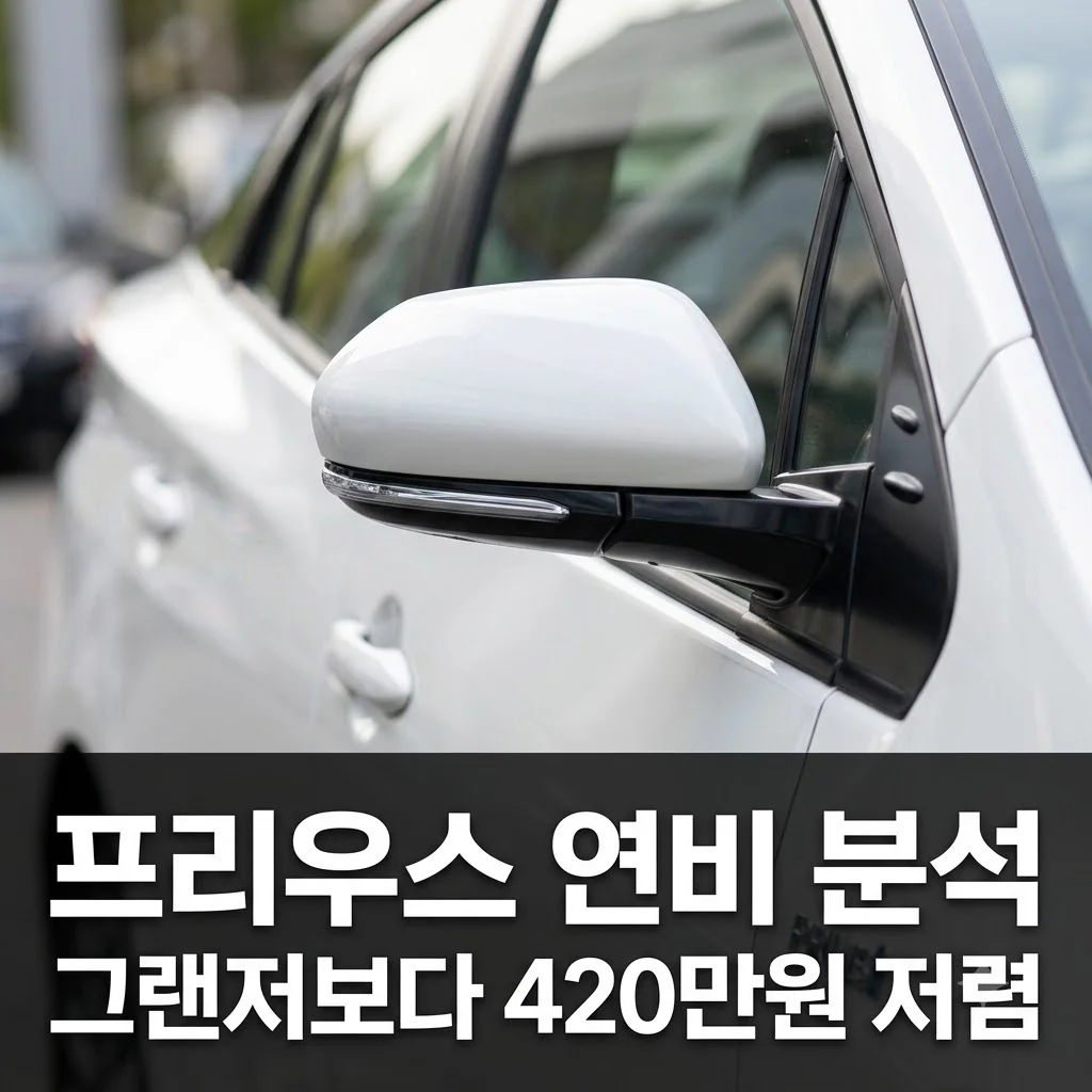 프리우스 XLE 가격 연비 분석, 그랜저보다 420만원 저렴할까