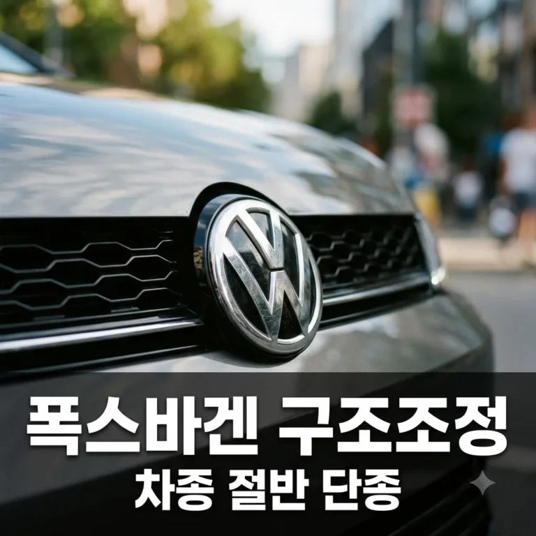 폭스바겐 구조조정, 차종 절반 단종하고 5만 명 감축하는 진짜 이유