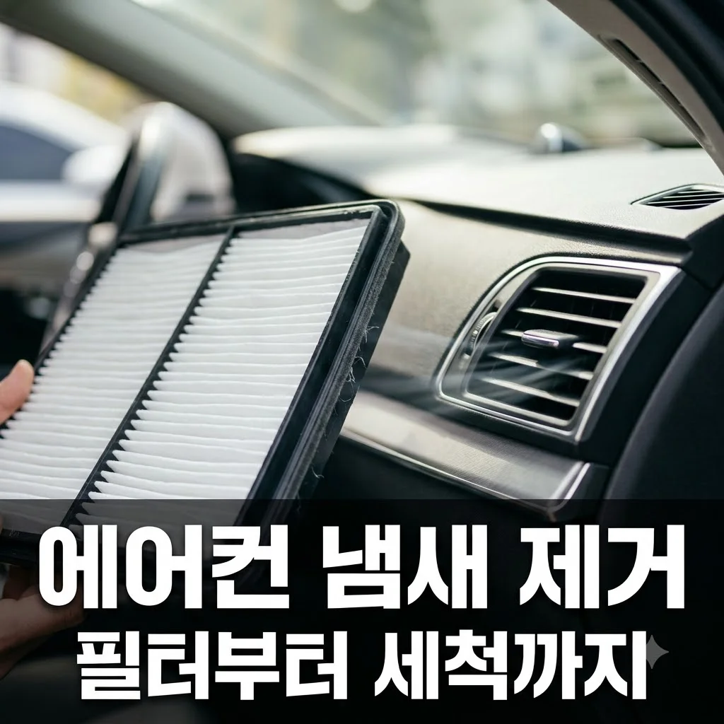 자동차 에어컨 냄새 제거 방법|필터 교체부터 에바크리닝까지