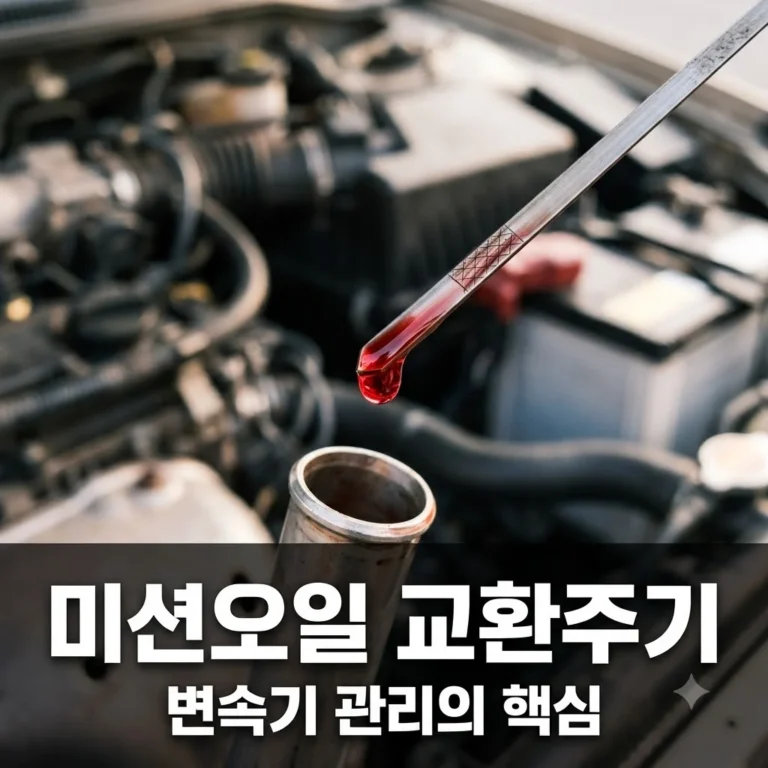 자동차 미션오일 교환주기 총정리 | 자동변속기 오일 교체 이유