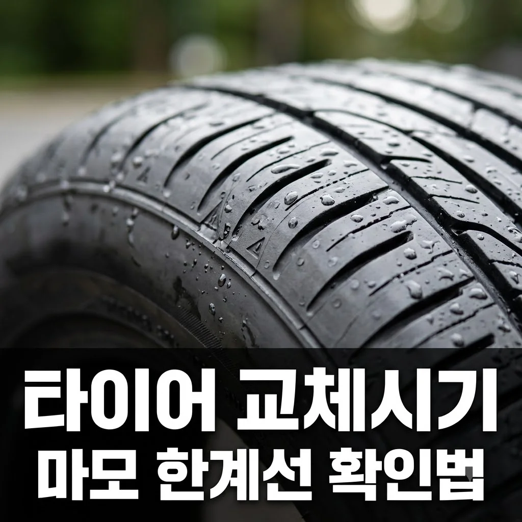 타이어 교체시기 확인법 3가지|마모 한계선과 교체 비용 총정리