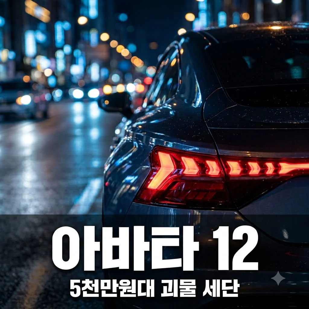 아바타 12 가격 5천만원대? 그랜저 긴장시키는 중국 괴물 세단
