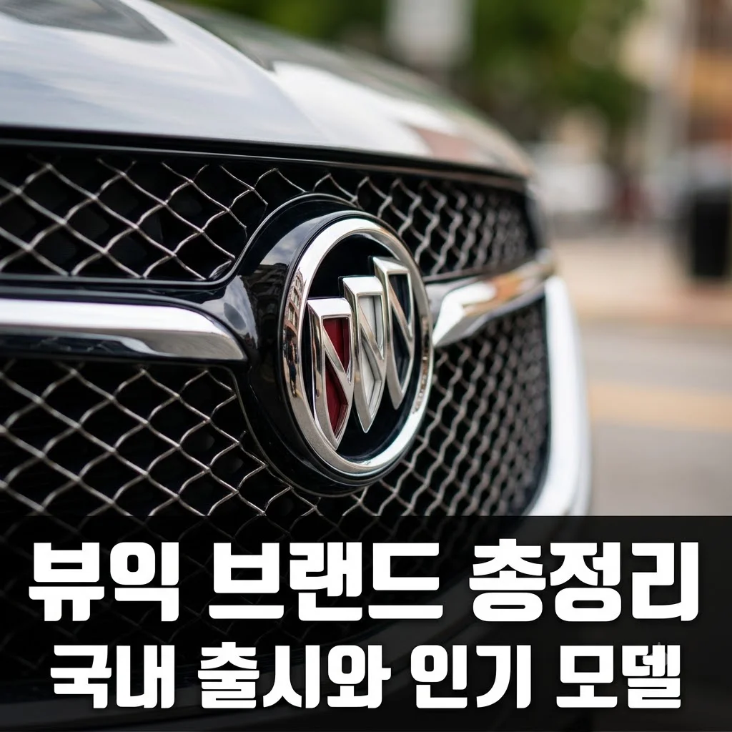 뷰익 브랜드 총정리! 국내 출시 가능성과 SUV 인기 모델 TOP 3