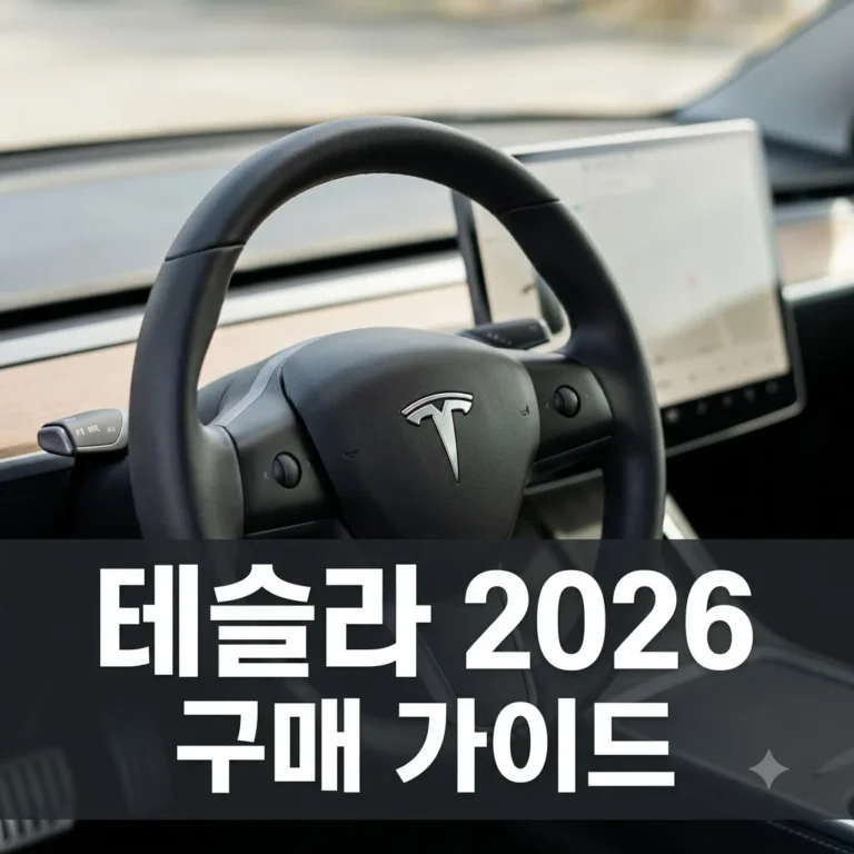 테슬라 2026년 구매 가이드: 가격 혜택부터 FSD 자율주행 성능까지 총정리