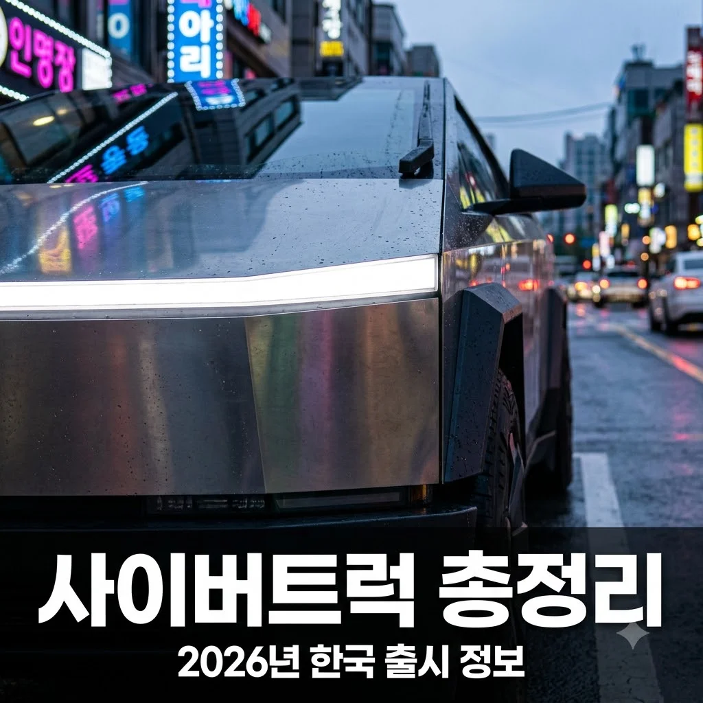 사이버트럭 한국 출시 가격 및 성능 완벽 가이드 (2026년 최신)