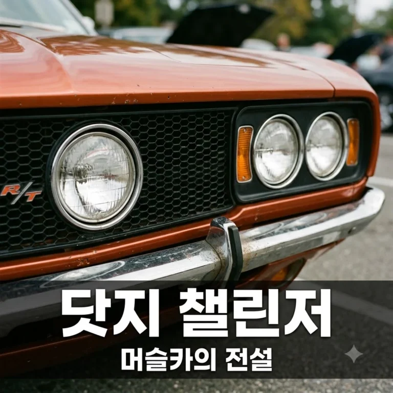 닷지 챌린저 매력 분석 및 중고차 구매 가이드: 마지막 V8 머슬카의 로망