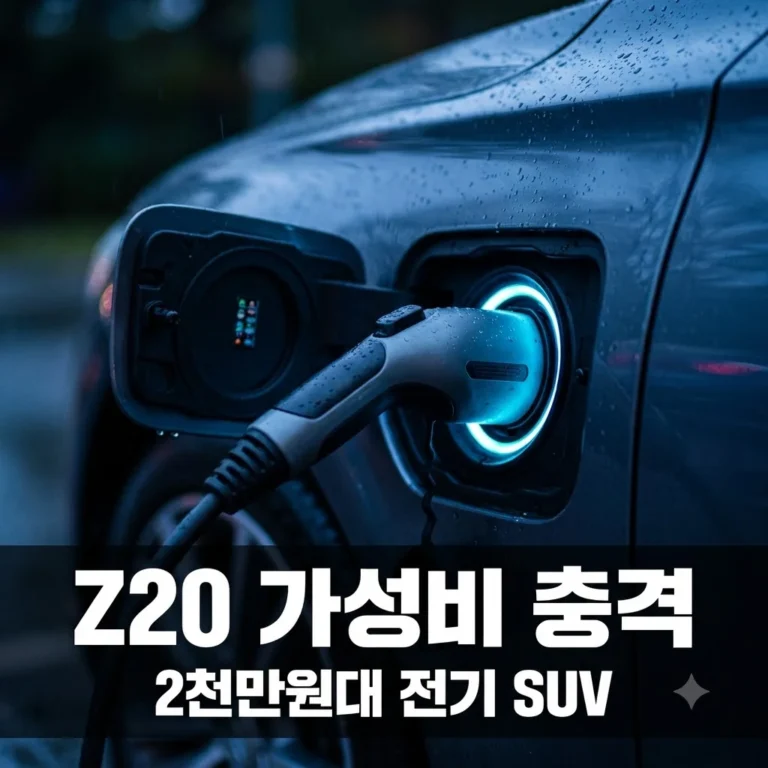 링크앤코 Z20 가격 2천만원대? 셀토스 위협하는 가성비 전기 SUV