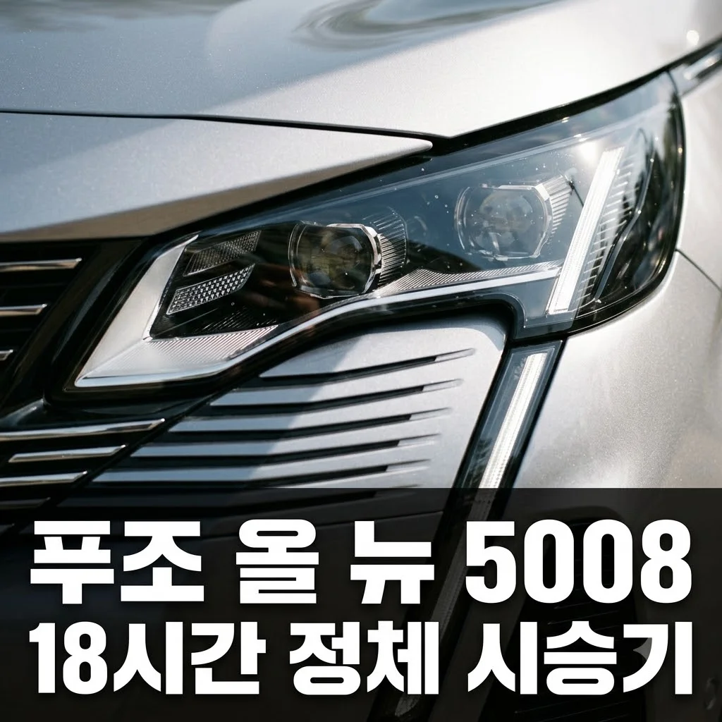 푸조 올 뉴 5008 시승기: 18시간 정체도 견딘 하이브리드 연비와 매력