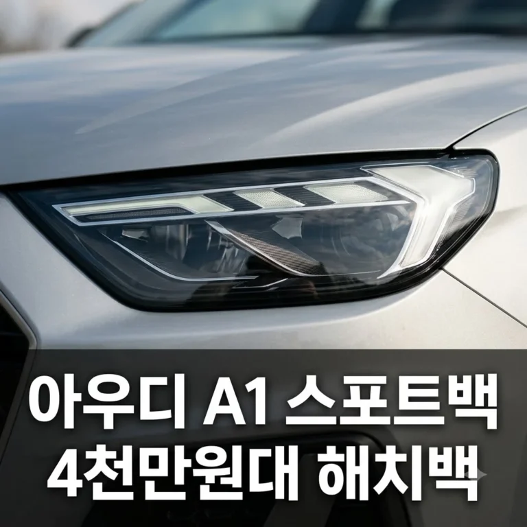 아우디 A1 스포트백 가격 디자인 분석, 미니보다 매력적인 4천만원대 해치백?