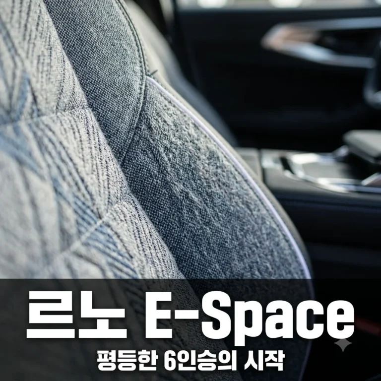르노 E-Space 콘셉트 공개, 전 좌석이 동일한 6인승 가족차의 반전