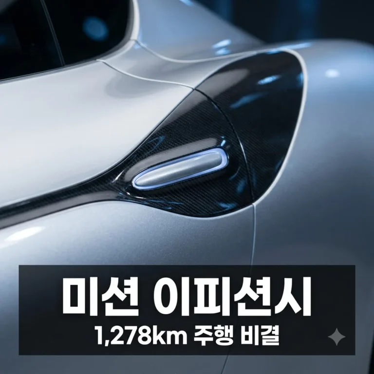 폭스바겐 미션 이피션시 1,278km 주행 비결! 압도적 효율의 독일차