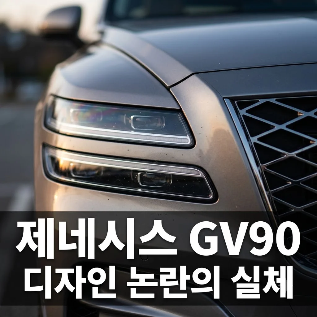 제네시스 GV90 디자인 논란, 앞은 롤스로이스인데 뒤는 왜 이럴까?