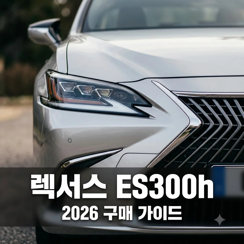 렉서스 ES300h 2026 가격 연비 완벽 정리 | 패밀리 세단의 끝판왕